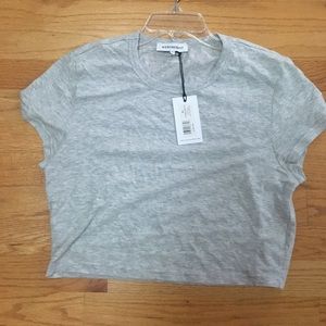 NWT ‼️WeWoreWhat cropped jersey baby tee